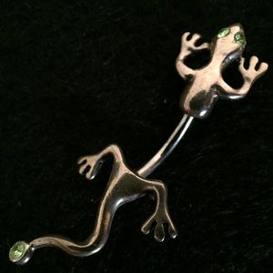 🦎💚Cute lizard body ring
